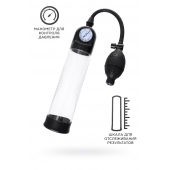 Прозрачная механическая помпа Roald с манометром - Sexus - в Раменском купить с доставкой