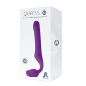 Лиловый безремневой страпон Queens M - Adrien Lastic - купить с доставкой в Раменском