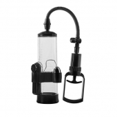 Прозрачная вакуумная помпа с вибрацией Vibrating Penis Pump - Dream Toys - в Раменском купить с доставкой
