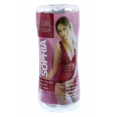 Прозрачный двусторонний мастурбатор Sophia - вагина и анус - Dream Toys - в Раменском купить с доставкой