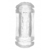 Прозрачный двусторонний мастурбатор Sophia - вагина и анус - Dream Toys - в Раменском купить с доставкой