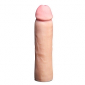 Телесная фаллическая насадка на пенис Magnum Xtender - 23 см. - Blush Novelties - в Раменском купить с доставкой