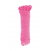 Розовая веревка для связывания Sweet Caress Rope - 10 метров - Sweet Caress - купить с доставкой в Раменском
