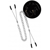 Регулируемые зажимы для сосков Sweet Caress Nipple Chain - Sweet Caress - купить с доставкой в Раменском