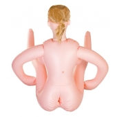 Надувная секс-кукла с реалистичной головой и поднятыми ножками - ToyFa - в Раменском купить с доставкой