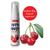 Гель-смазка Tutti-frutti с вишнёвым вкусом - 30 гр. - Биоритм - купить с доставкой в Раменском