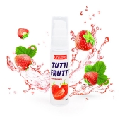 Гель-смазка Tutti-frutti с земляничным вкусом - 30 гр. - Биоритм - купить с доставкой в Раменском