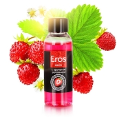 Массажное масло Eros fantasy с ароматом земляники - 50 мл. - Биоритм - купить с доставкой в Раменском
