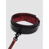 Стильный ошейник с поводком Reversible Faux Leather Collar and Lead - Fifty Shades of Grey - купить с доставкой в Раменском