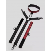Ошейник с наручниками Reversible Faux Leather Collar and Wrist - Fifty Shades of Grey - купить с доставкой в Раменском