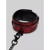 Красно-черные оковы Reversible Faux Leather Ankle Cuffs - Fifty Shades of Grey - купить с доставкой в Раменском