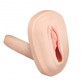 Мастурбатор-вагина с вибрацией и выносным пультом управления REALSTUFF SMOOTH   BALD - Dream Toys - в Раменском купить с доставкой
