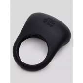Черное эрекционное виброкольцо Sensation Rechargeable Vibrating Love Ring - Fifty Shades of Grey - в Раменском купить с доставкой