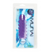 Закрытая фиолетовая насадка с пупырышками SAMURAI PENIS SLEEVE PURPLE - 14,5 см. - NMC - в Раменском купить с доставкой