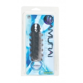 Дымчатая стимулирующая насадка с закрытой головкой SAMURAI PENIS SLEEVE BLACK - 14,5 см. - NMC - в Раменском купить с доставкой