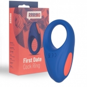 Синее эрекционное кольцо RRRING First Date Cock Ring - FeelzToys - в Раменском купить с доставкой