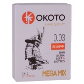 Набор из 4 презервативов OKOTO MegaMIX - Sitabella - купить с доставкой в Раменском