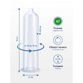 Презервативы MY.SIZE размер 47 - 3 шт. - My.Size - купить с доставкой в Раменском
