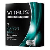 Контурные презервативы VITALIS PREMIUM comfort plus - 3 шт. - Vitalis - купить с доставкой в Раменском