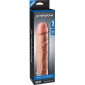 Телесная насадка Fantasy X-tensions Perfect 2  Extension - 20,3 см. - Pipedream - в Раменском купить с доставкой