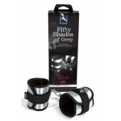 Серо-черные наручники Totally His - Fifty Shades of Grey - купить с доставкой в Раменском