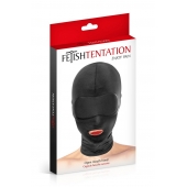 Сплошная маска на голову с прорезью для рта - Fetish Tentation - купить с доставкой в Раменском
