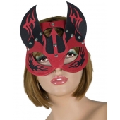 Маска дьяволицы с рожками - LOVETOY (А-Полимер) - купить с доставкой в Раменском