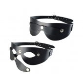 Черная кожаная маска  Новичок - Sitabella - купить с доставкой в Раменском