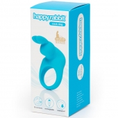 Голубое эрекционное виброкольцо Happy Rabbit Rechargeable Rabbit Cock Ring - Happy Rabbit - в Раменском купить с доставкой