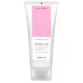 Смазка на водной основе Mixgliss Sweet с ароматом бабл-гам - 70 мл. - Mixgliss - купить с доставкой в Раменском