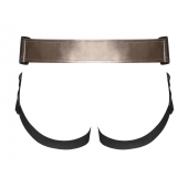 Бронзовый пояс для насадок Curious Harness - Strap-on-me - купить с доставкой в Раменском