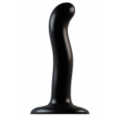 Черный фаллоимитатор-насадка Strap-On-Me P G spot Dildo size S - 16,4 см. - Strap-on-me - купить с доставкой в Раменском