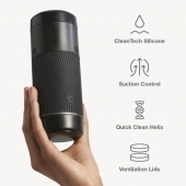 Черный мастурбатор с контролем всасывания Arcwave Pow Stroker - Arcwave - в Раменском купить с доставкой