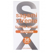 Ультратонкие презервативы Sagami Xtreme Superthin - 36 шт. - Sagami - купить с доставкой в Раменском