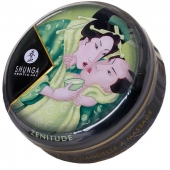 Массажная свеча Exotic Green Tea с ароматом зелёного чая - 30 мл. - Shunga - купить с доставкой в Раменском