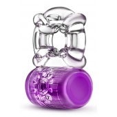 Фиолетовое эрекционное виброкольцо Pleaser Rechargeable C-Ring - Blush Novelties - в Раменском купить с доставкой