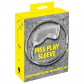 Прозрачная насадка на пенис Piss Play Sleeve для игр с мочеиспусканием - Orion - купить с доставкой в Раменском
