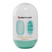 Бирюзовый мастурбатор-яйцо Twist Angel - Baile - в Раменском купить с доставкой