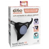 Черные трусики для страпона Body Dock SE на регулируемых ремнях - Pipedream - купить с доставкой в Раменском