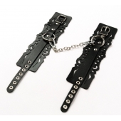 Узорчатые кожаные оковы с регулируемыми ремешками - Crazy Handmade - купить с доставкой в Раменском