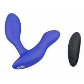 Синий анальный вибратор We-Vibe Vector+ - We-vibe - в Раменском купить с доставкой