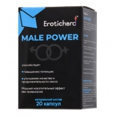 Капсулы для мужчин Erotichard male power - 20 капсул (0,370 гр.) - Erotic Hard - купить с доставкой в Раменском