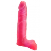 Розовая насадка-фаллос для трусиков Harness - 16,5 см. - LOVETOY (А-Полимер) - купить с доставкой в Раменском