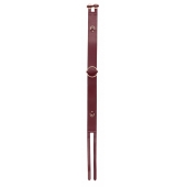 Бордовый ремень Halo Waist Belt - размер L-XL - Shots Media BV - купить с доставкой в Раменском