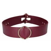 Бордовый ремень Halo Waist Belt - размер L-XL - Shots Media BV - купить с доставкой в Раменском