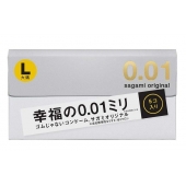 Презервативы Sagami Original 0.02 L-size увеличенного размера - 5 шт. - Sagami - купить с доставкой в Раменском