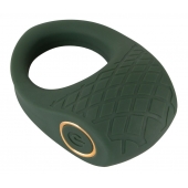 Зеленое эрекционное виброкольцо Luxurious Vibro Cock Ring - Orion - в Раменском купить с доставкой