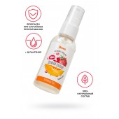 Съедобная гель-смазка Yovee «Двойной соблазн» с Д-пантенолом и вкусом клубники и дыни - 50 мл. - ToyFa - купить с доставкой в Раменском