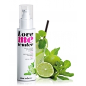 Съедобное согревающее массажное масло Love Me Tender Mojito с ароматом мохито - 100 мл. - Love to Love - купить с доставкой в Раменском