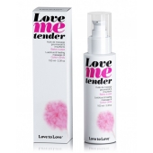 Съедобное согревающее массажное масло Love Me Tender Cotton Candy с ароматом сладкой ваты - 100 мл. - Love to Love - купить с доставкой в Раменском